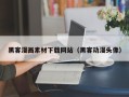 秦皇岛黑客漫画素材下载网站（黑客动漫头像）